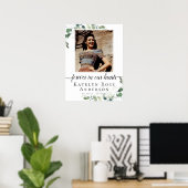 写真ユーカリ葬儀ウェルカムサイン ポスター (ホームオフィス)