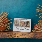 写真ユーモアのあるギフト/カスタム最高のパパおもしろいEver フォトプラーク (側面)