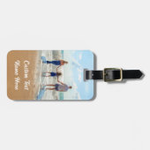 写真ラゲージタグとカスタム文字 ラゲッジタグ (正面横)