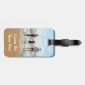 写真ラゲージタグとカスタム文字 ラゲッジタグ (裏面横)