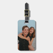 写真ラゲージタグ – 写真と写真の追加カスタム文字 ラゲッジタグ (正面縦)