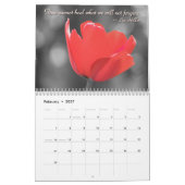 写真ラヴ感動的引用文カレンダー カレンダー (2月 2027)