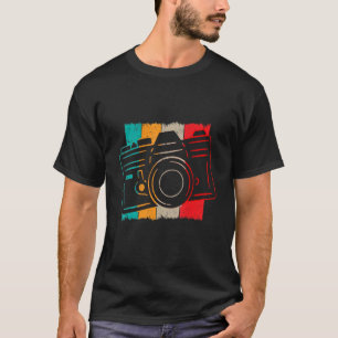 写真レトロカメラ写真撮影者 Tシャツ