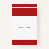 写真ロゴQR CODEプレスパスID バッジ (裏面)