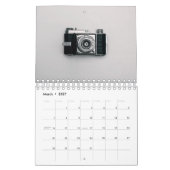 写真ヴィンテージカメラ カレンダー (3月 2027)