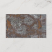 写真ヴィンテージラスティ・メタル・フォトグラファー 名刺 (裏面)