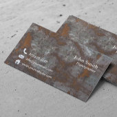 写真ヴィンテージラスティ・メタル・フォトグラファー 名刺