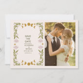 写真ヴィンテージ神秘結婚植物学 セーブザデート (正面)