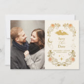 写真ヴィンテージ神秘結婚植物学 セーブザデート (正面)