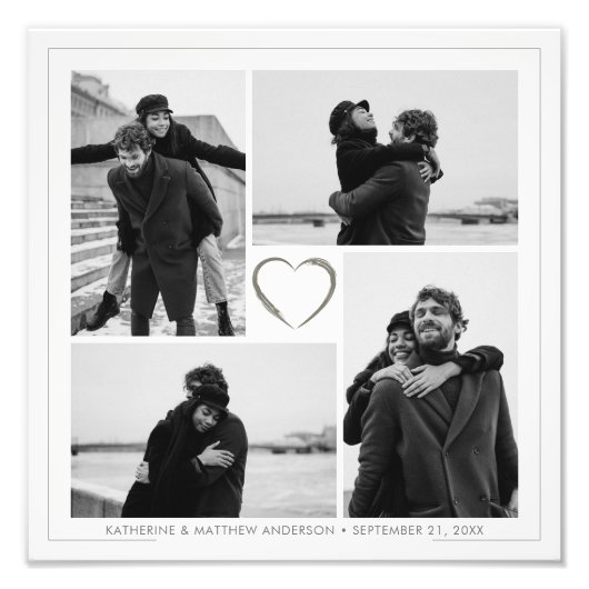 写真丁重4周年記念写真の拡大 フォトプリント (正面)