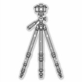 写真三脚ミニマル写真家 シール (正面)