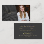 写真不動産コンサルテ実在ントの追加 予約カード (正面/裏面)