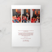 写真中国の黄金新年 箔シーズンカード (内側レイダウン)