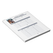 写真予算の追加プランナーメモ帳 ノートパッド (アングル)