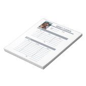 写真予算の追加プランナーメモ帳 ノートパッド (回転)