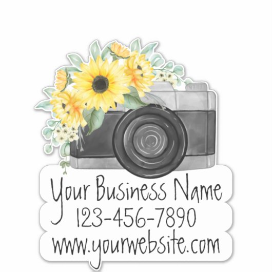 写真事業デカール シール (正面)