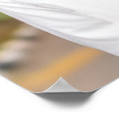 写真付きのエンゲージメントパーティーウェルカムサイン ポスター (角)