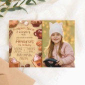 写真付きのカボチャのスパイスとすべてが素敵 招待状