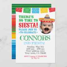 写真付きのシンコ・デ・マヨのパーティー招待状