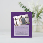 写真付きのデジタル結婚式お礼状, 仮想ダウンロード版 (スタンド正面)