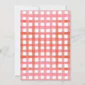 写真付きのバースデー・ベリー・ファースト・バースデー招待状 招待状 (裏面)