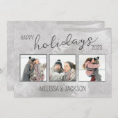 写真付きのパーソナライズされたホリデーカード シーズンカード (正面/裏面)