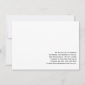 写真付きのミニマルな結婚式のお礼カード 招待状 (正面)