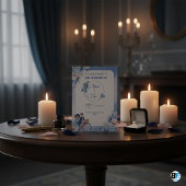 写真付きのモダンクラシックな結婚式 招待状