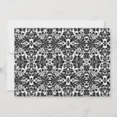 写真付きの卒業パーティー - ホットピンク ゴールド ブラック 招待状 (裏面)