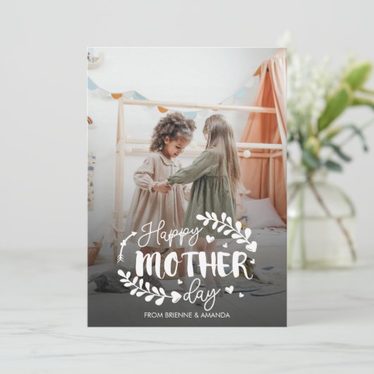 写真付きの母の日のカスタムカード シーズンカード (スタンド正面)