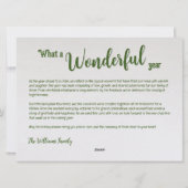 写真付きの特別なクリスマスカード シーズンカード (裏面)