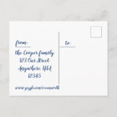 写真付きイースターポストカード ポストカード (裏面)