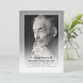 写真付きエレガントの葬儀プログラム プログラム (スタンド正面)