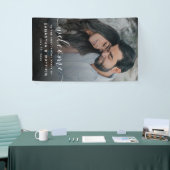 写真付きエンゲージメントバナーの看板へようこそ 横断幕 (トレードショー)