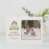 写真付きオリジナルクリスマスカード シーズンカード (スタンド正面)