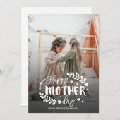 写真付きオリジナル母の日カード シーズンカード (正面/裏面)