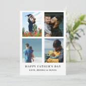 写真付きオリジナル父の日カード シーズンカード (スタンド正面)