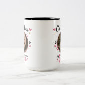 写真付きオリジナル猫ママ マグカップ - 猫ママへのギフト (中央)
