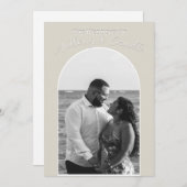 写真付きオーダーメイドの上品な結婚式招待状 招待状 (正面/裏面)