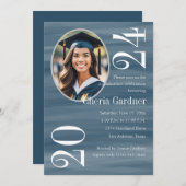 写真付きカラー水洗剤 招待状 (正面/裏面)