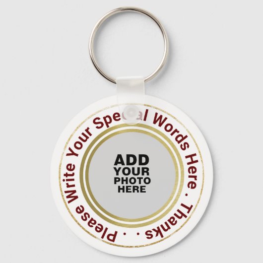 写真付きキーチェーン キーホルダー (正面)