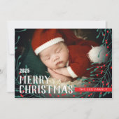 写真付きクリスマスカーパーソナライズされたド シーズンカード (正面)