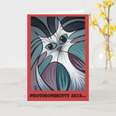 写真付きグリーティングカード カード (黄色い花)