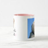 写真付きゴルデンドル·マパーソナライズされたム マグカップ (中央)