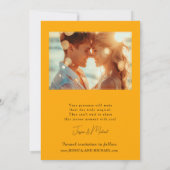 🌻写真付きサニー花びら&緋色開花 セーブザデート (裏面)