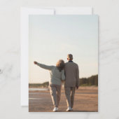 写真付きシンプルな記念日パーティーの招待状 招待状 (裏面)