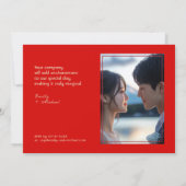 写真付きジャポネスク調和と富士山 招待状 (裏面)