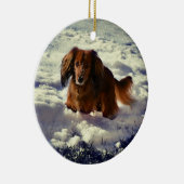 写真付きダシュントのクリスマスオーナメント セラミックオーナメント (右)