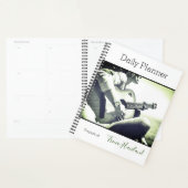 写真付きデイリー planner 女性ギタリスト HAMbWG プランナー手帳 (ディスプレー)