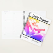 写真付きデイリー planner 女性ギタリスト HAMbWG プランナー手帳 (ディスプレー)